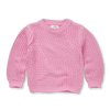 Cable pink sweater by Sproet & Sprout