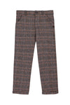 Houndstooth orange pants by Tartine Et Chocolat